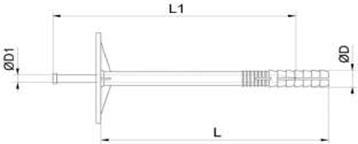 Конструкция дюбеля Конструкция дюбеля