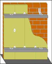 Установка несущих направляющих Установка несущих направляющих